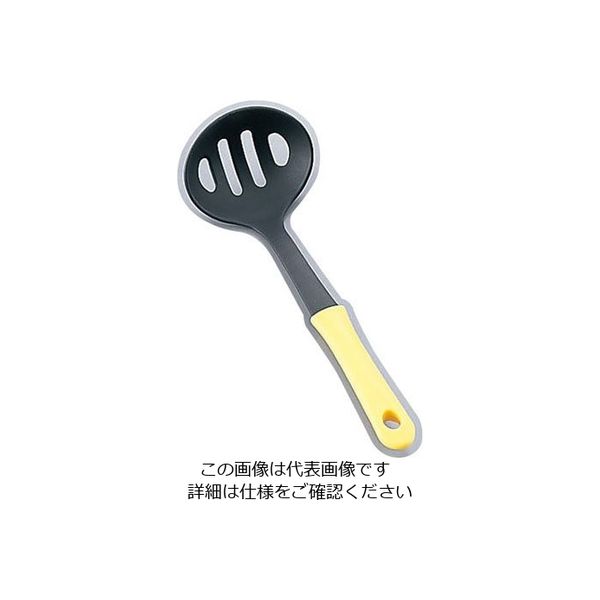 アルティス ミニキッチン ナイロン穴明きお玉 黄 62-6457-20 1個（直送品）