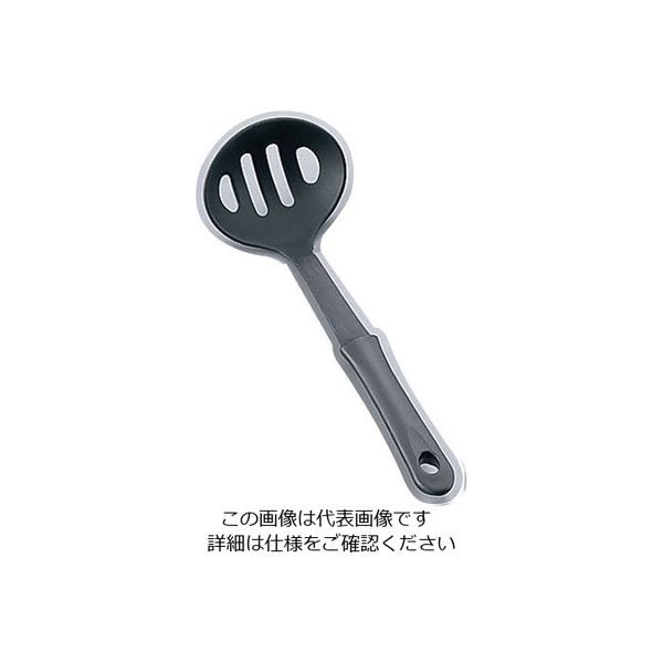 アルティス ミニキッチン ナイロン穴明きお玉 黒 62-6457-21 1個（直送品）