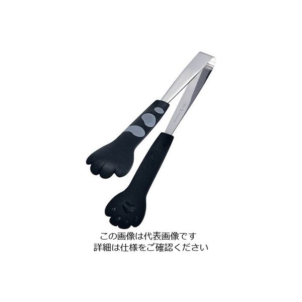 田辺金具 18ー0でかにゃんこトング たま 黒 2532 62-6461-44 1個（直送品）