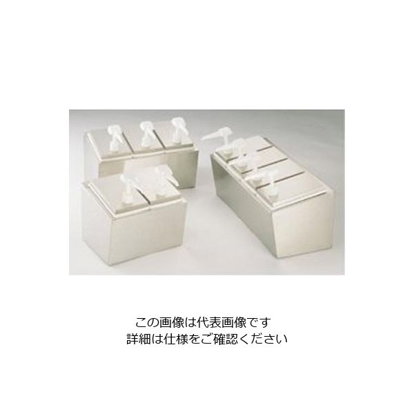 カーライルフードサービスプロダクツ エコノミーポンプディスペンサー 3連 #38503 1個 62-6468-34（直送品）