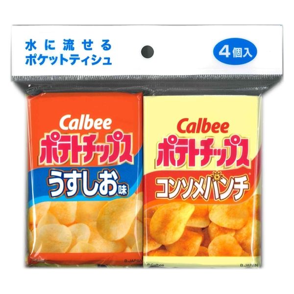 ダイレイ カルビー ポテトチップス 4549660481850 1パック(4個入)（直送品）