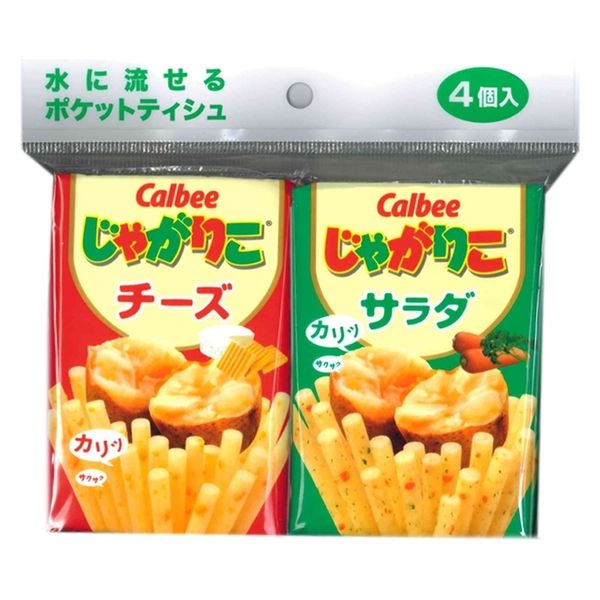 ダイレイ カルビー じゃがりこ 4549660481867 1パック(4個入)（直送品）
