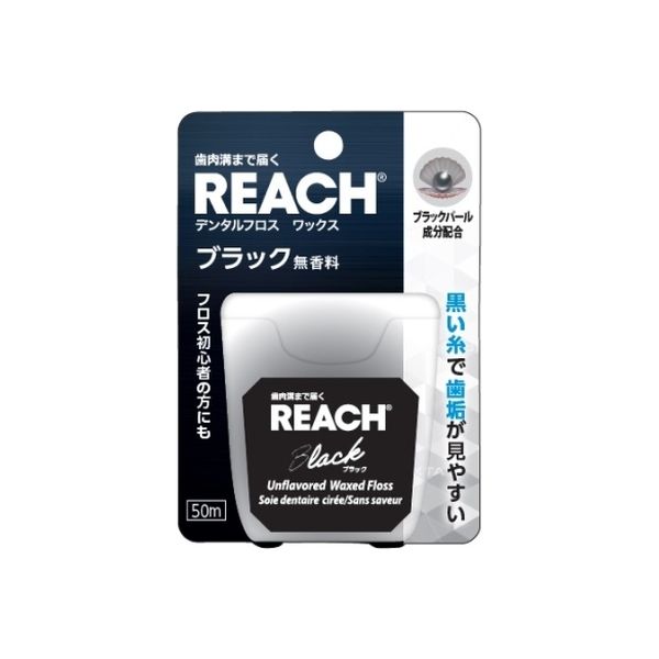 銀座ステファニー化粧品 リーチ デンタルフロス ブラック 4560279565182 1個(50M)（直送品）
