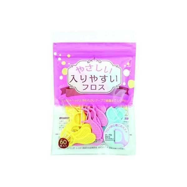 ライフレンジ やさしい入りやすいフロス 3-09 4560292163280 1個(60本)（直送品）