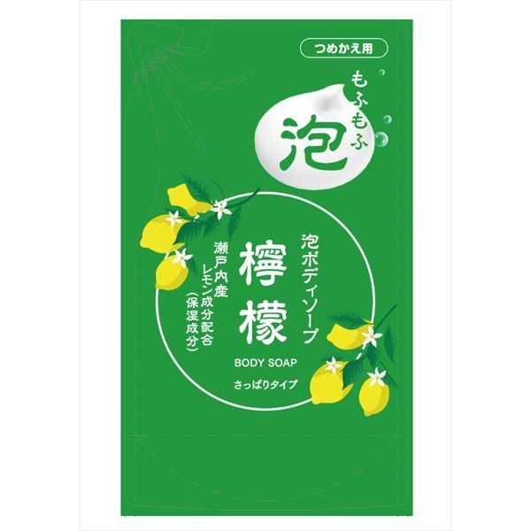 ロケット石鹸 泡ボディソープレモン 詰替え 4571113801953 1個(480ML)（直送品）