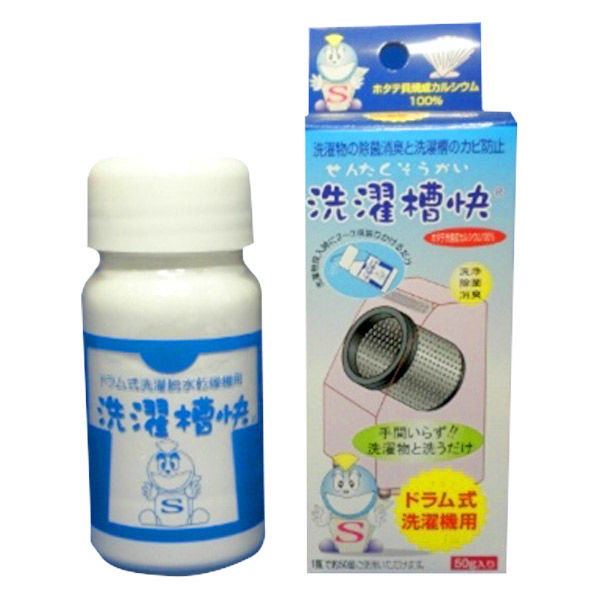 トイレタリージャパンインク ホタテでお洗濯の消臭除菌 洗濯槽快 50g 4582203786012 1個(50G)（直送品）