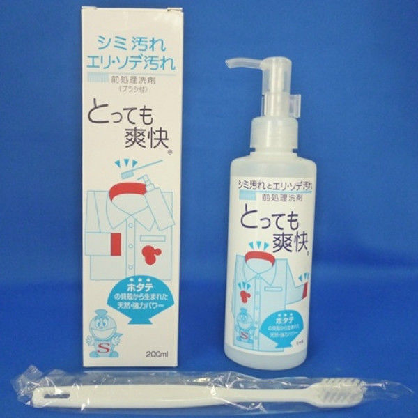 トイレタリージャパンインク ホタテでえり・そで・シミ取り とっても爽快 本体 ブラシ付き 20 4582203786029 1個(200ML)（直送品）