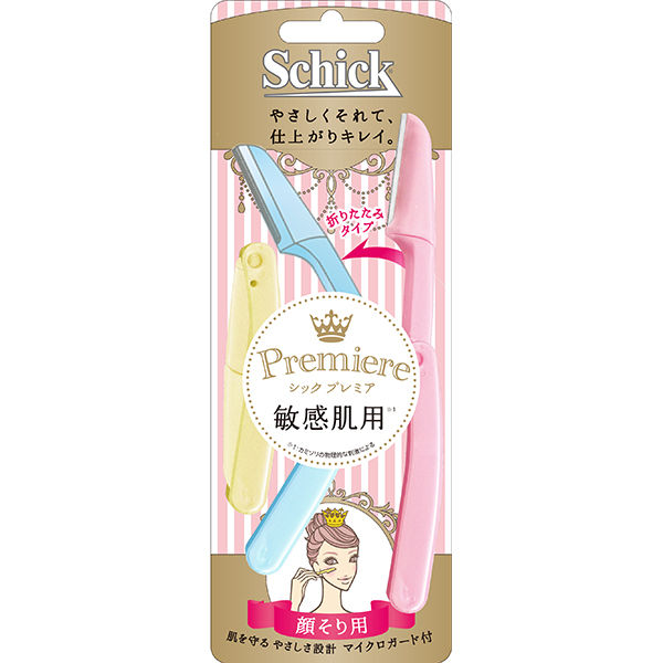 シック・ジャパン シック　プレミア敏感肌用折りたたみタイプＬ字ディスポ 644038 1個(3本)（直送品）