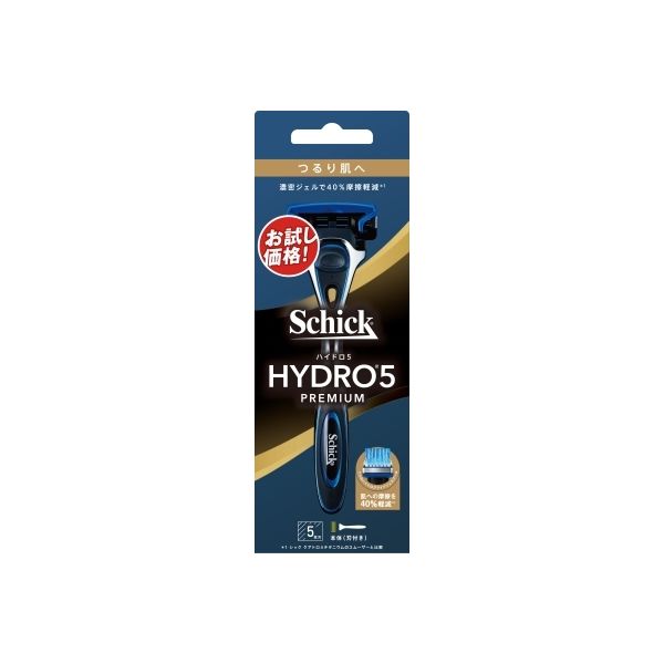 シック・ジャパン ハイドロ5プレミアム つるり肌へ ホルダー（刃付き） 4891228310691 1個(1本)（直送品）