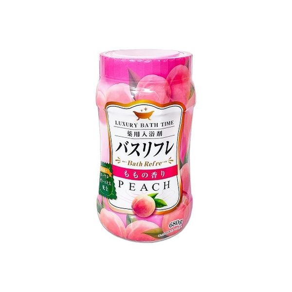 ライオンケミカル バスリフレ薬用入浴剤桃の香り 4900480227859 1個(680G)（直送品）
