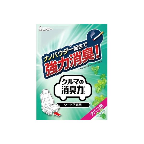 エステー クルマの消臭力 シート下専用 タバコ用スカイミント 4901070125197 1個(300G)（直送品）