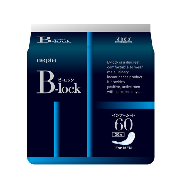 王子ネピア ネピアB-lockインナーシート60 4901121658759 1個(20枚)（直送品）