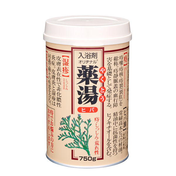 オリヂナル オリヂナル薬湯 ヒバ 4901180026001 1個(750G)（直送品）