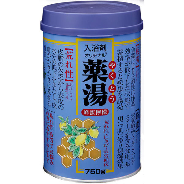 オリヂナル オリヂナル薬湯 ハチミツレモン 4901180026254 1個(750G)（直送品）