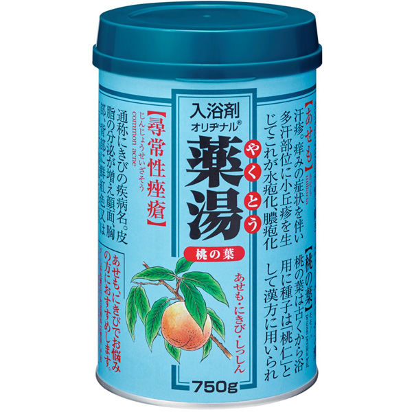 オリヂナル オリヂナル薬湯 桃の葉 4901180026209 1個(750G)（直送品）