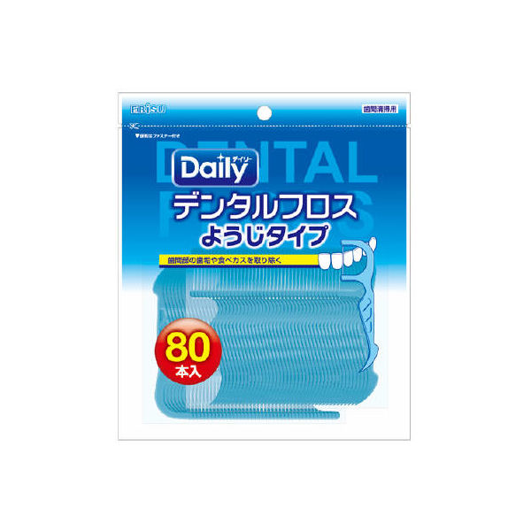 エビス デンタルフロス・ようじタイプN80本入 4901221025802 1個(80本)（直送品）
