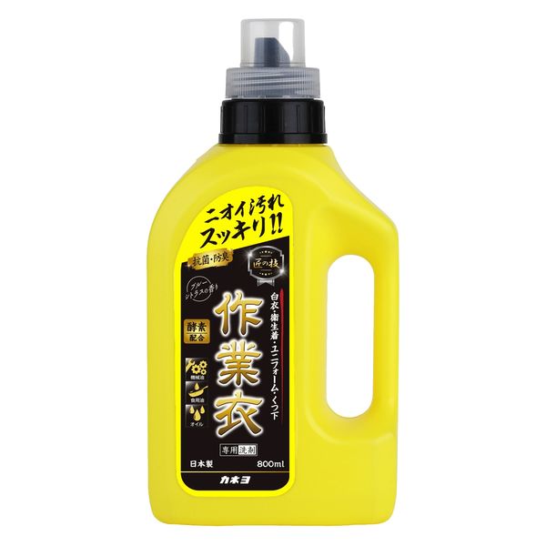 カネヨ石鹸 匠の技　液体作業衣専用洗剤本体　８００ｍｌ 4901329230689 1個(800ML)（直送品）