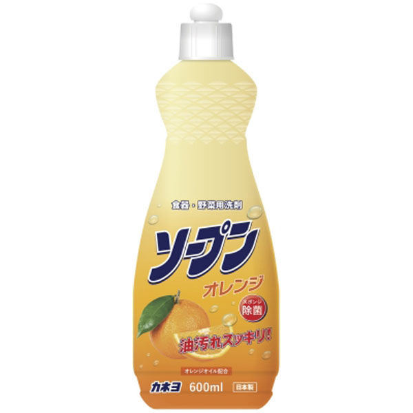 カネヨ石鹸 ソープンオレンジ　本体　６００ｍｌ 4901329271903 1個(600ML)（直送品）