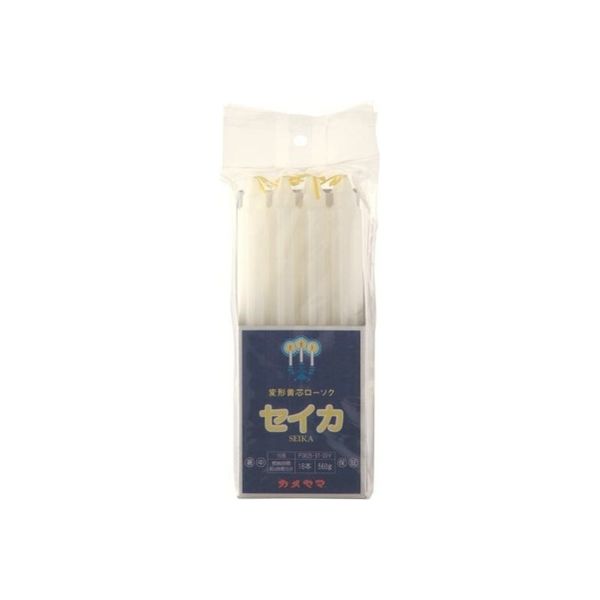 カメヤマ カメヤマ聖火印変形黄芯15号（角袋） 4901435082592 1個(560G)（直送品）