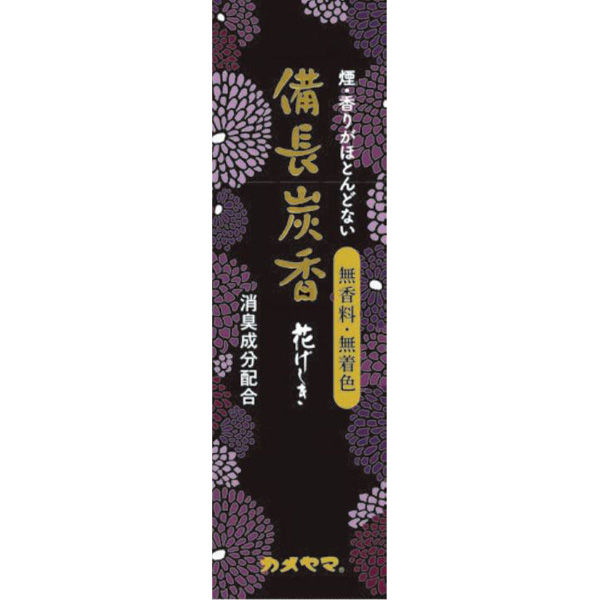 カメヤマ 花げしき 備長炭 小型 4901435214115 1個(80G)（直送品）