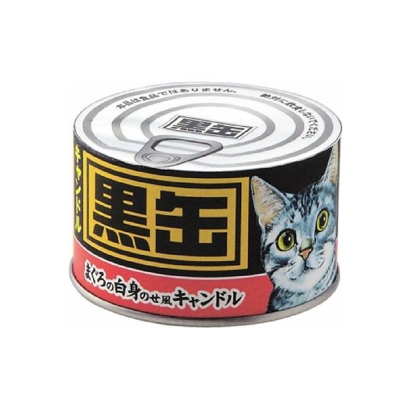 カメヤマ 黒缶キャンドル 4901435881294 1個(90G)（直送品）