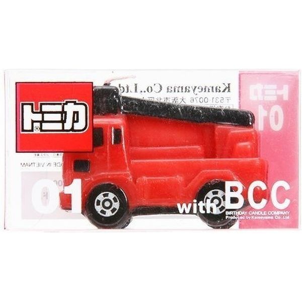 カメヤマ トミカキャンドル はしご車 4901435884097 1個(28G)（直送品）