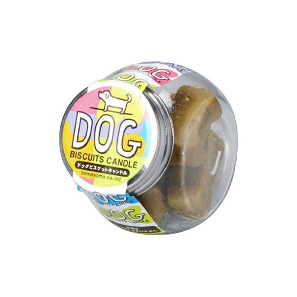 カメヤマ ドッグビスケットキャンドル 4901435889566 1個(90G)（直送品）