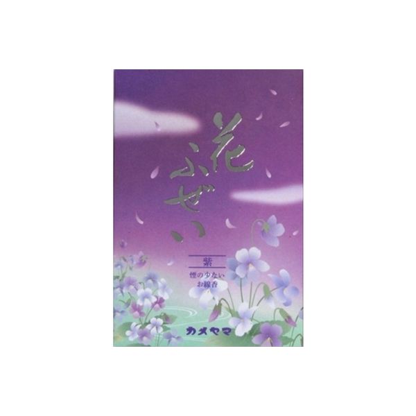 カメヤマ 花ふぜい紫 煙少香 徳用大型 4901435924687 1個(220G)（直送品）