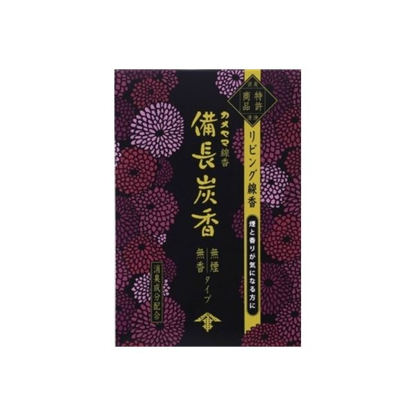 カメヤマ 花げしき備長炭 徳用大型 4901435924779 1個(240G)（直送品）