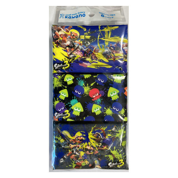 河野製紙 スプラトゥーン3ミニポケット 4901451164524 1パック(6個入)（直送品）