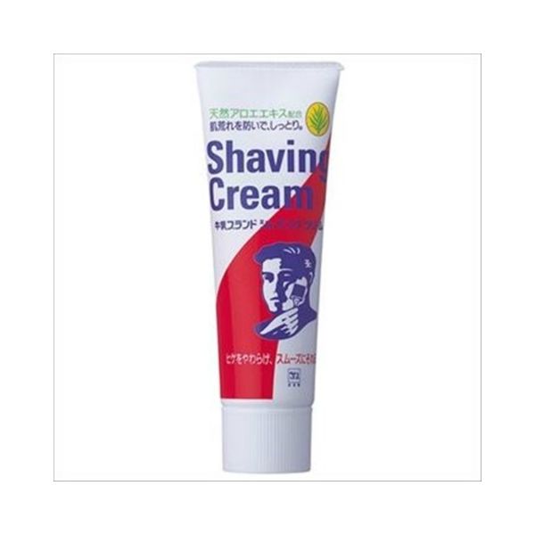 牛乳石鹸共進社 牛乳ブランドシェービングクリーム80g 4901525694018 1個(80G)（直送品）