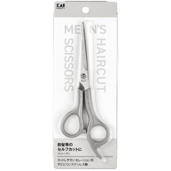 貝印 ＫＱ３２０６　メンズヘアカットハサミ 4901601076370 1個(1本)（直送品）
