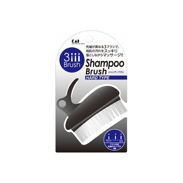 貝印 HB1205 メンズシャンプーブラシ ハード 4901601272338 1個（直送品）