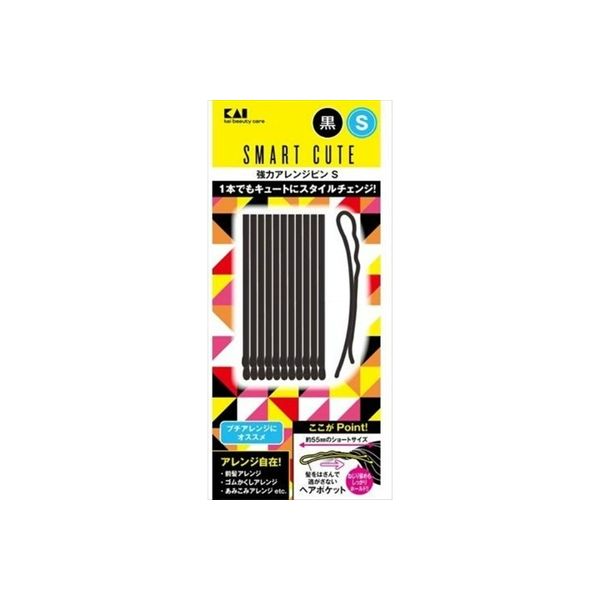 貝印 SC 強力アレンジピン（黒）