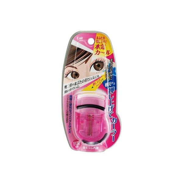 貝印 KQ0849プッシュアップカーラー（ピンク） 4901601984262 1個（直送品）