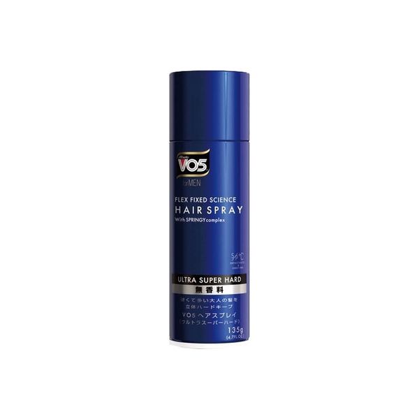 サンスター VO5 forMEN ヘアスプレイ ウルトラスーパーハード 無香料 4901616307827 1個(135G)（直送品）