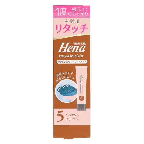 三宝 テンスターヘナ リタッチカラートリートメント ブラウン65G 4901646146328 1個(65G)（直送品）