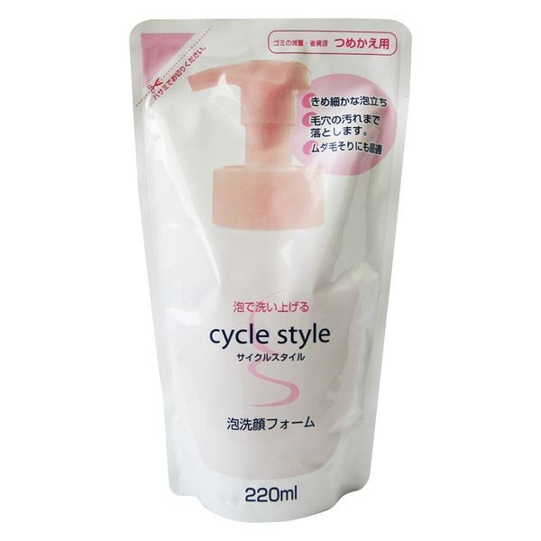 第一石鹸 サイクルスタイル泡洗顔フォーム詰替220ML 4902050558998 1個（直送品）
