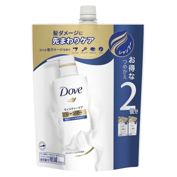 ユニリーバ ダヴ モイスチャーケア シャンプー つめかえ用 700g DOMSRM-3-4 1個(700G)（直送品）