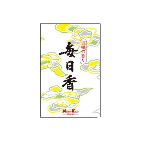 日本香堂 毎日香短中把 4902125102019 1個(10本)（直送品）