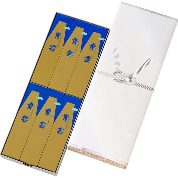 日本香堂 青雲 進物型サック 包装品 4902125205017 1パック(6個入)（直送品）