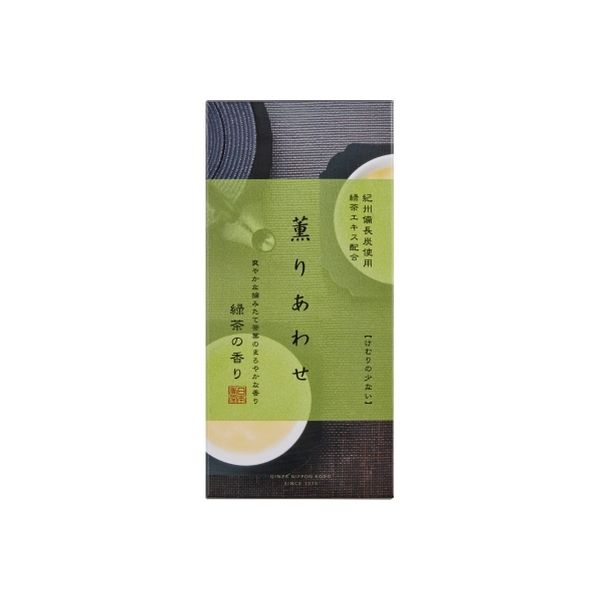 日本香堂 薫りあわせ 緑茶の香り バラ詰 4902125236028 1個(90G)（直送品）