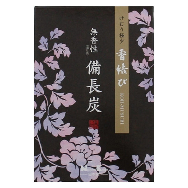日本香堂 香結び 備長炭 大型バラ詰 4902125269118 1個(220G)（直送品）