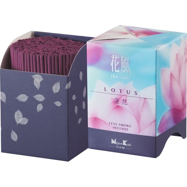 日本香堂 花風 蓮花 ミニ 4902125275171 1個(75G)（直送品）