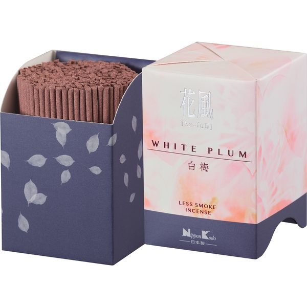 日本香堂 花風 白梅 ミニ 4902125275126 1個(75G)（直送品）