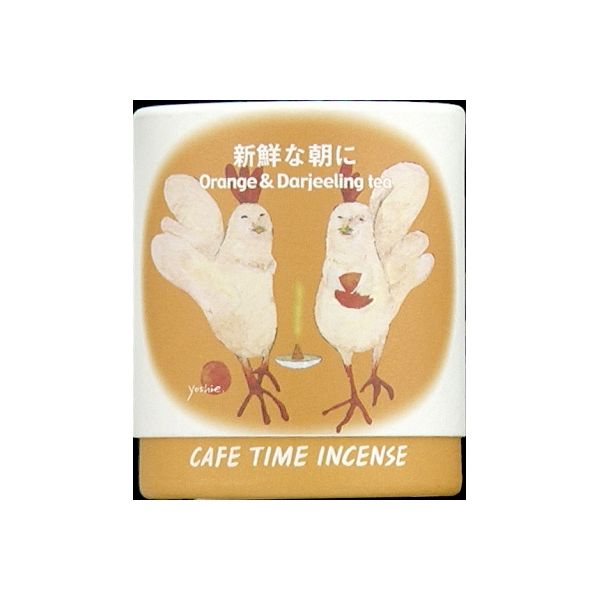 日本香堂 カフェタイムインセンス 新鮮な朝に コーン 4902125333048 1個（直送品）