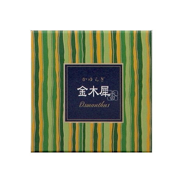 日本香堂 かゆらぎ 金木犀 コーン12個入 香立付 4902125384149 1個（直送品）