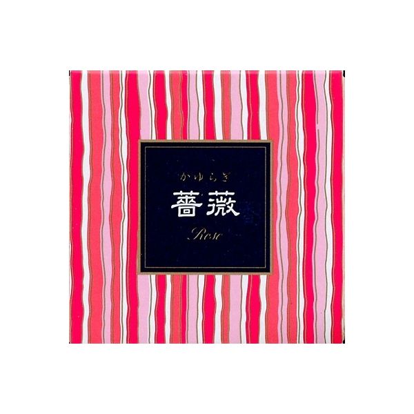日本香堂 かゆらぎ 薔薇 コーン12個入 香立付 4902125384552 1個（直送品）