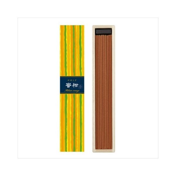 日本香堂 かゆらぎスティック蜜柑40本入 4902125384576 1個(40G)（直送品）