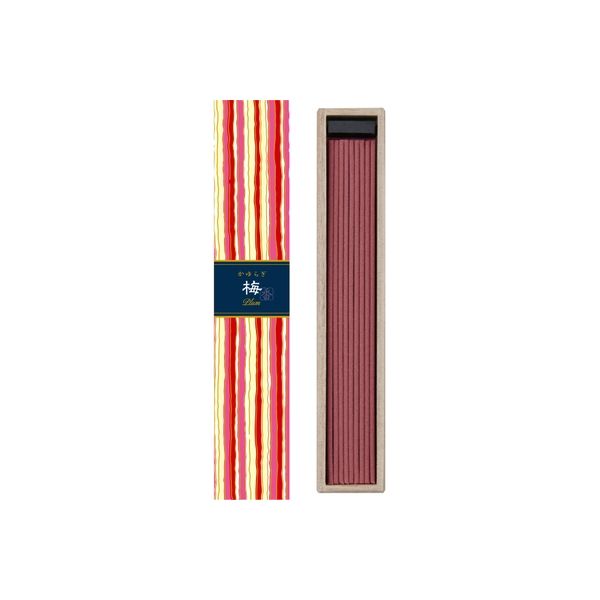 日本香堂 かゆらぎ 梅 40本入 香立付 4902125384804 1個(40本)（直送品）